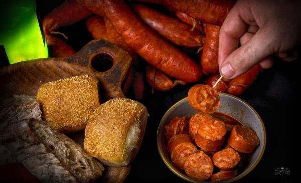 Chorizo a la sidra