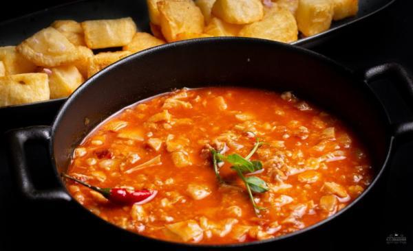 Homemade tripe La Cuenca style