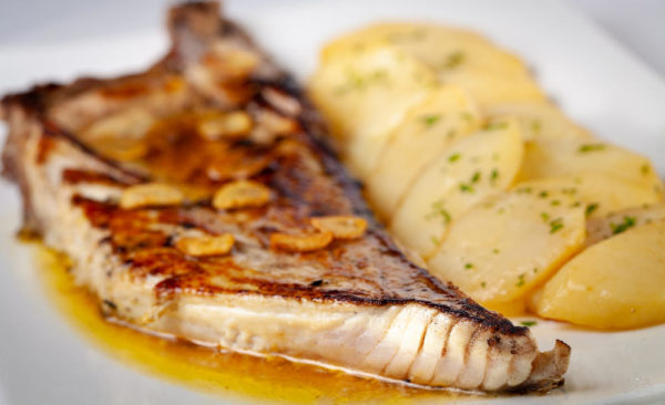 Ventresca de bonito a la plancha