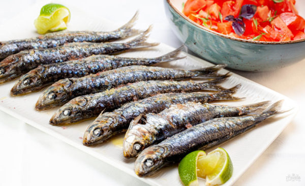 Sardinas asadas con su aliño con tomate de Somio