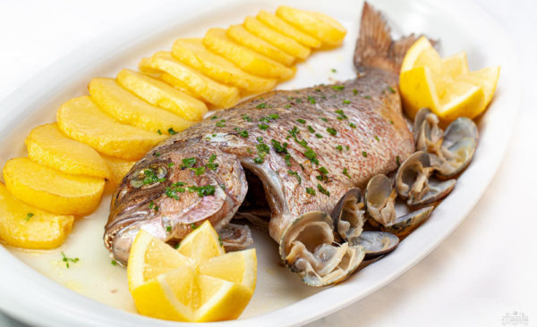 Pescado al horno