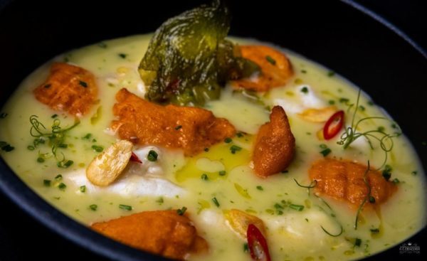 Cococha de Bacalao y ñoquis de calabaza